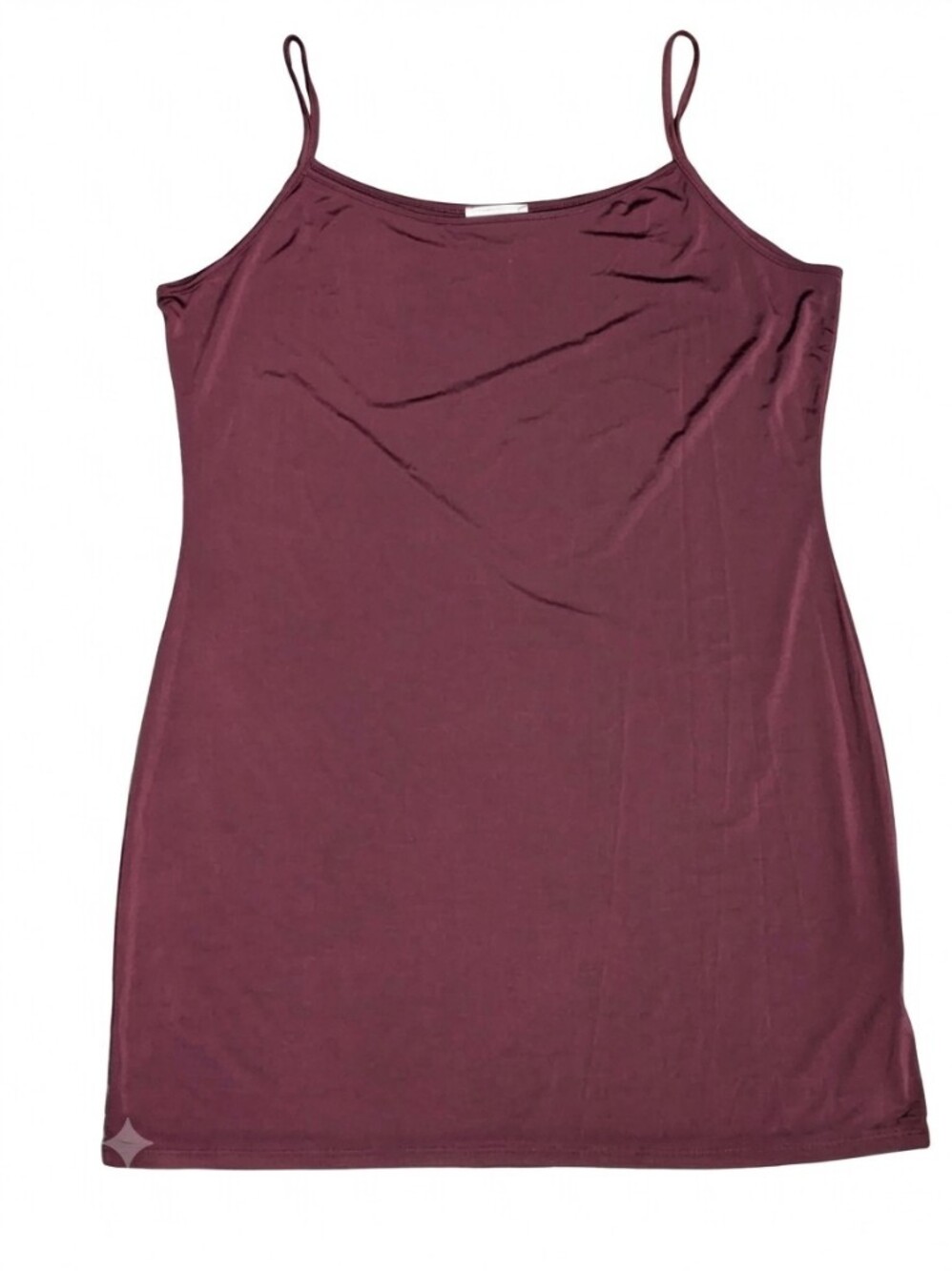 NWOT Perch by Blu Pepper Dress 3XL Burgundy Maroon Camisole Slip Stretch Mini